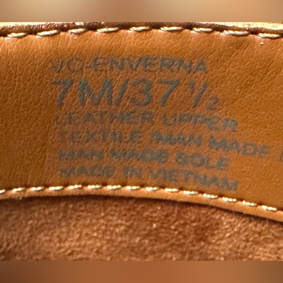 019 Vince Camuto | NWOT $130 Cognac Suede Block Heel Ankle Bootie (Size 7) - Picture 8 of 11